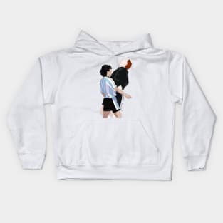 What happens to Van der Saar? Kids Hoodie